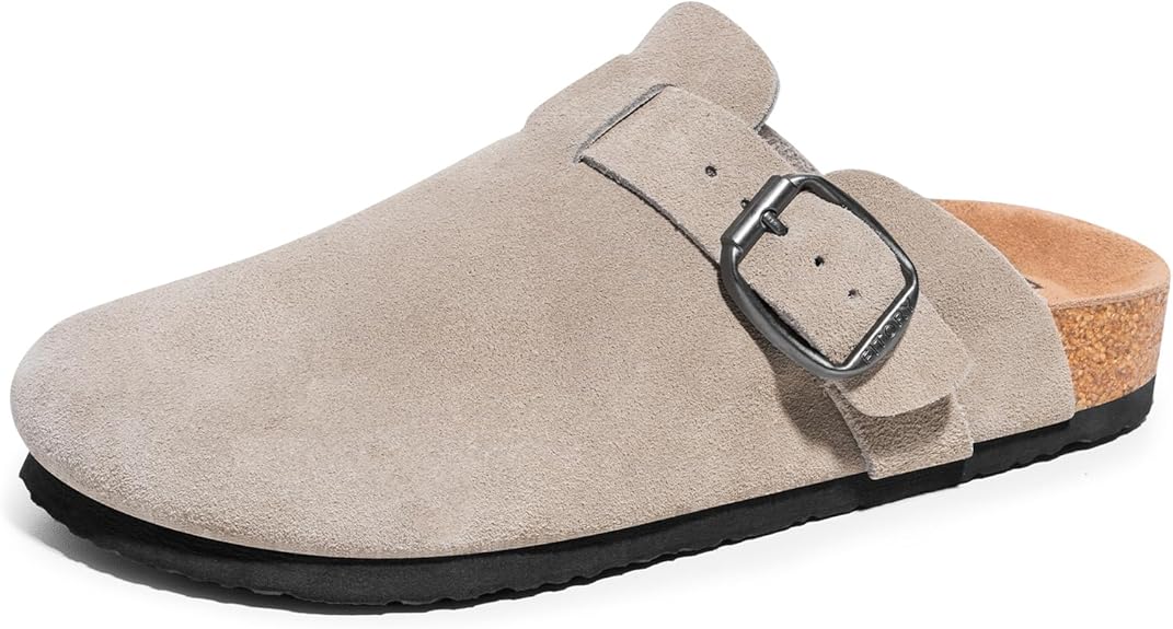 Men’s Suede Clogs